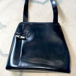 Longchamps asymmetrical shoulder bag EUC